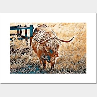 Highland Cow Posters and Art